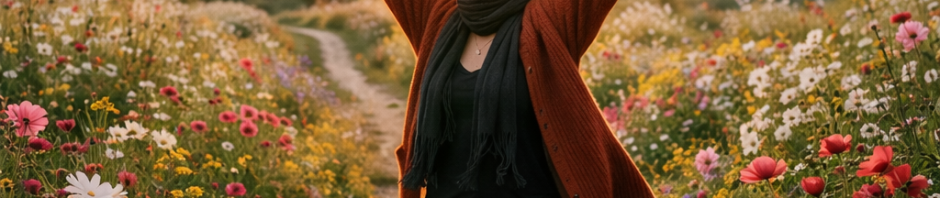Woman sitting on a rock writing in a journal near a signpost at sunrise